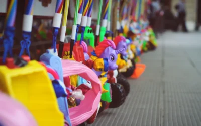 assorted-color toy lot