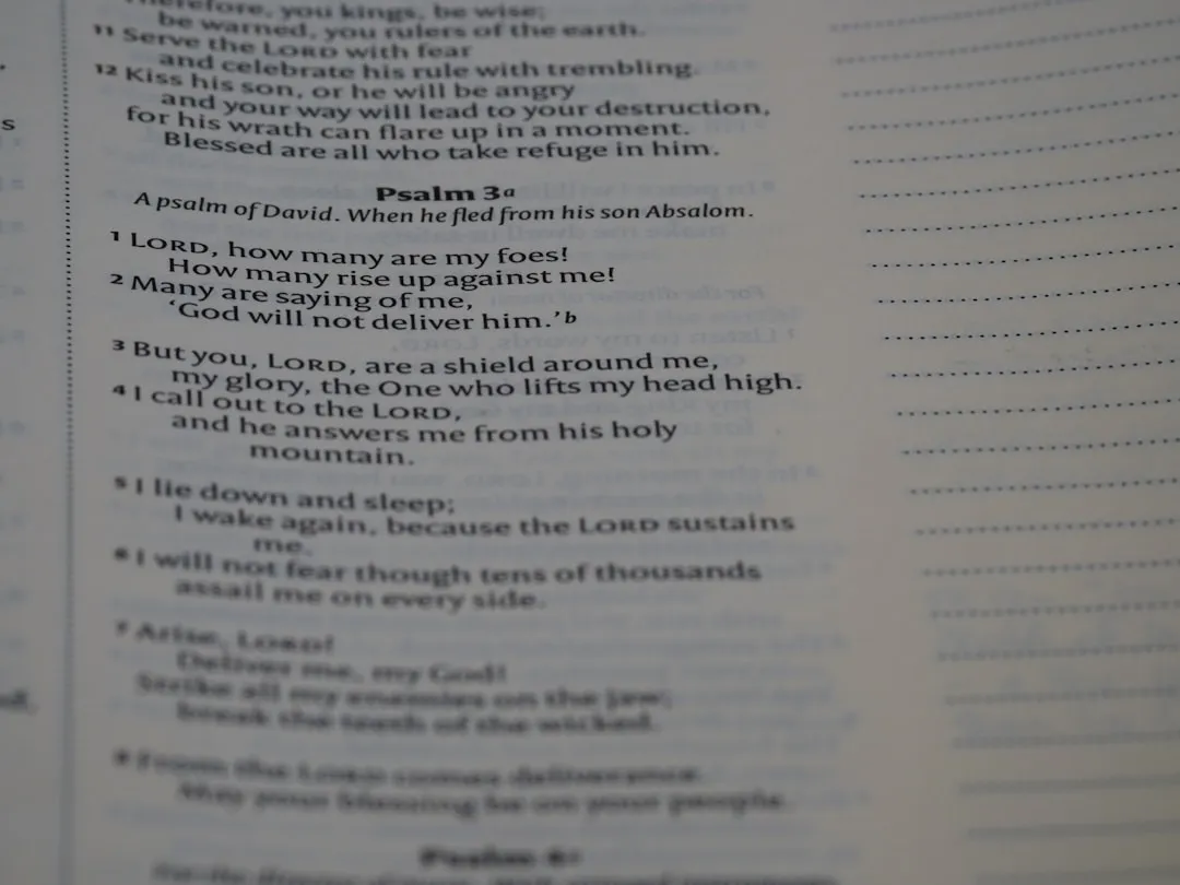 a close up of a text on a book