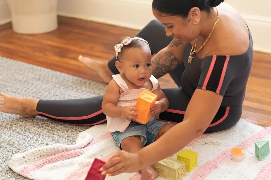 a person and a baby