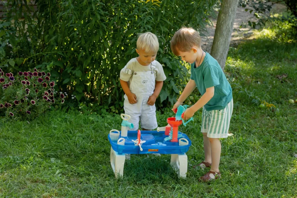 baby activity table colorful sensory toddler - photo par Polesie Toys